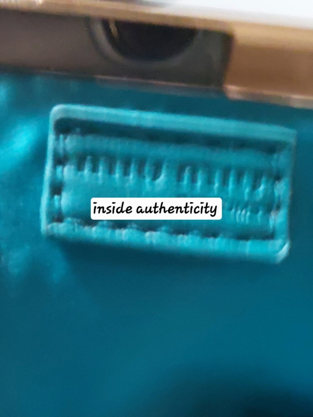 Christmas Gift? Miu Miu Blue Patent Leather Chain Clutch + Box, New - Picture 7 of 8